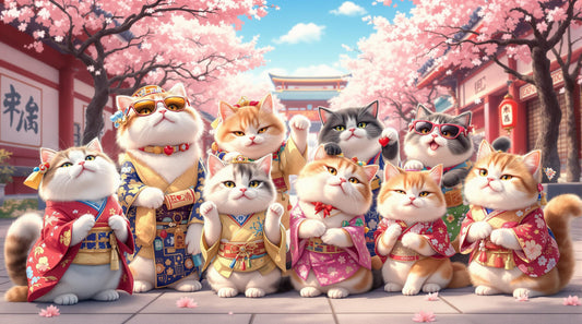 8 Japanese-Inspired Cat Designs Perfect for Anime Fans