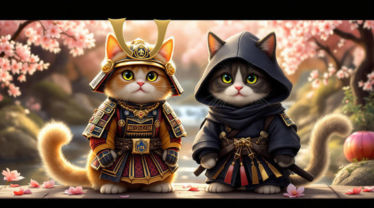 Samurai vs Ninja: Popular Cat Designs Compared