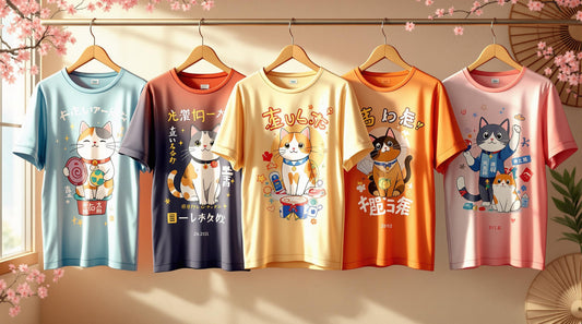 Top 7 Retro Cat T-Shirts for Anime Fans