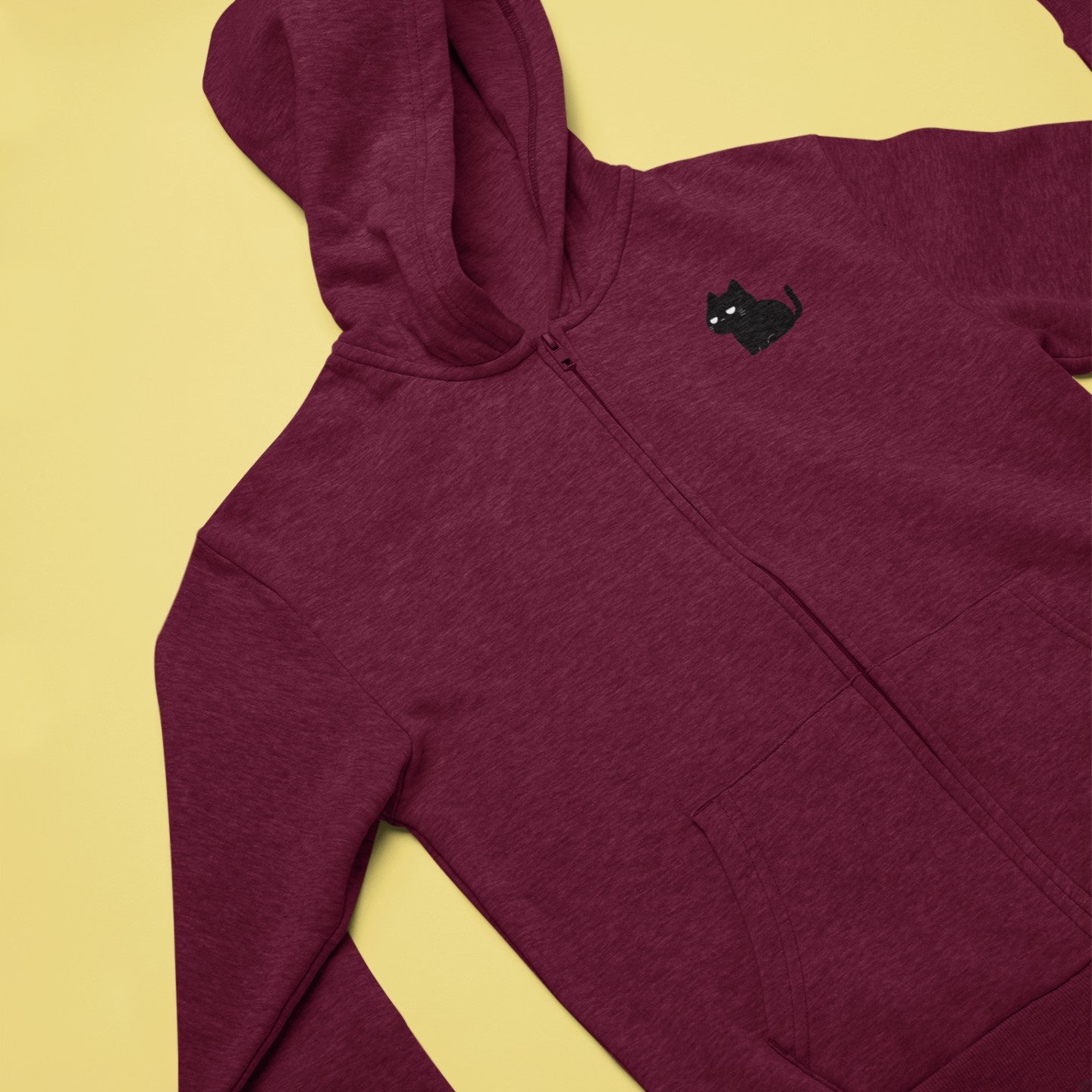 Suspurr-ious Kitty Zip Hoodie
