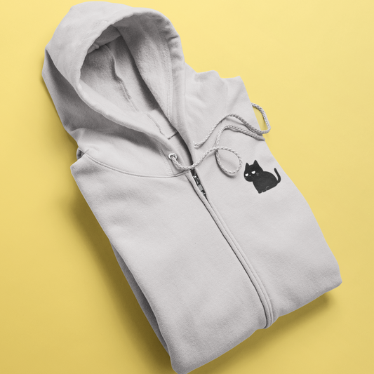 Suspurr-ious Kitty Zip Hoodie