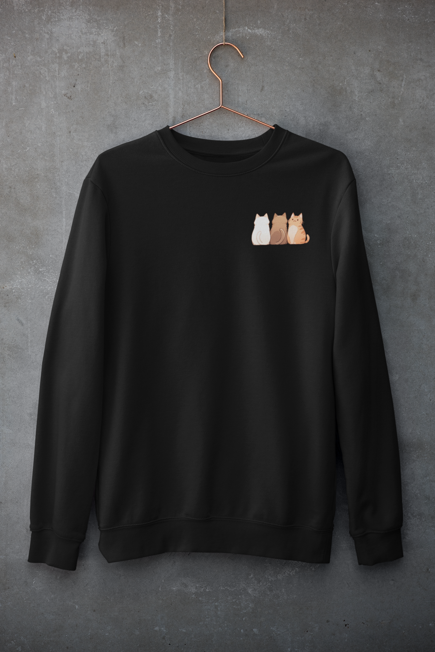 The Meow Trio (One Stands Out) Sweatshirt