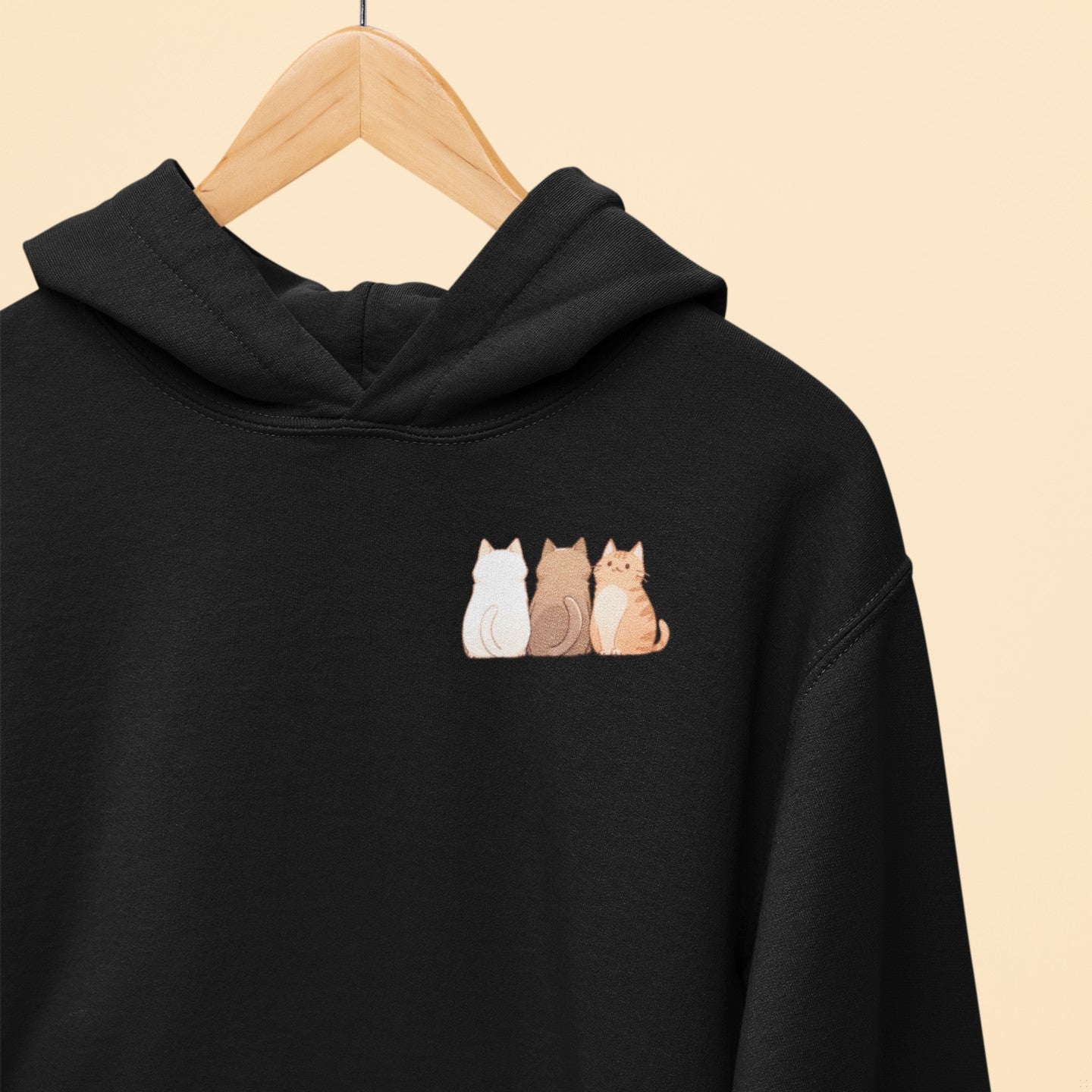 The Meow Trio (One Stands Out) Hoodie