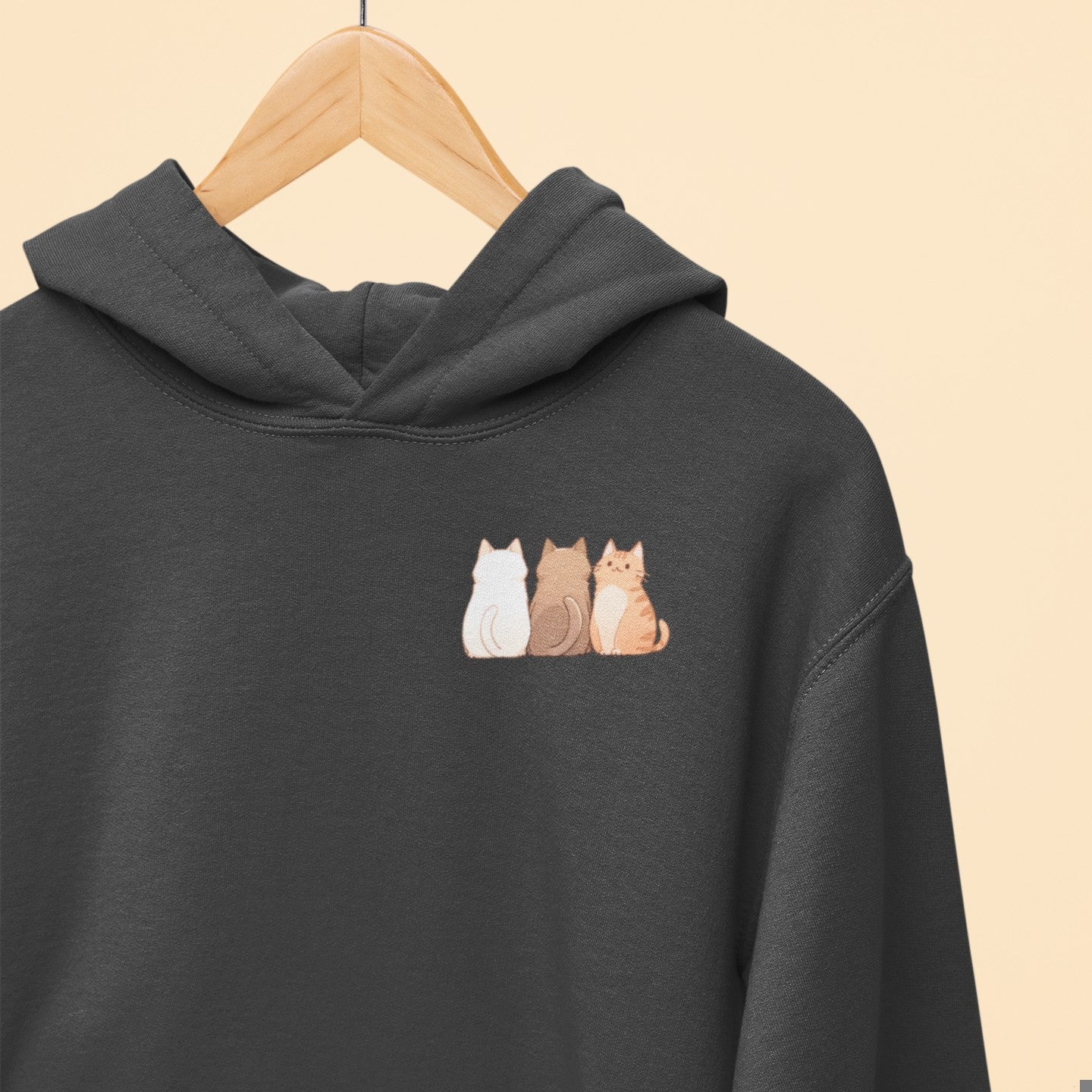 The Meow Trio (One Stands Out) Hoodie