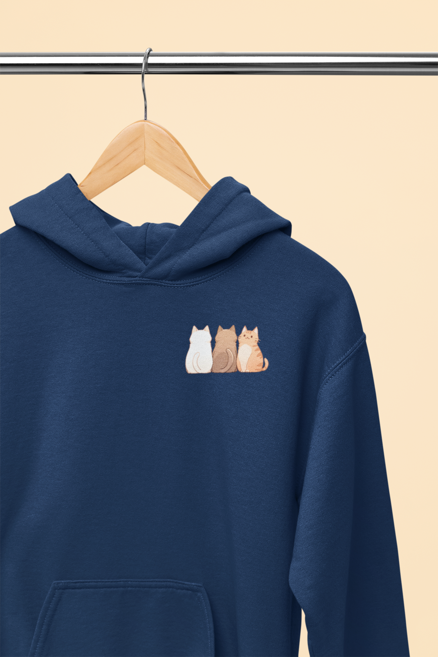 The Meow Trio (One Stands Out) Hoodie