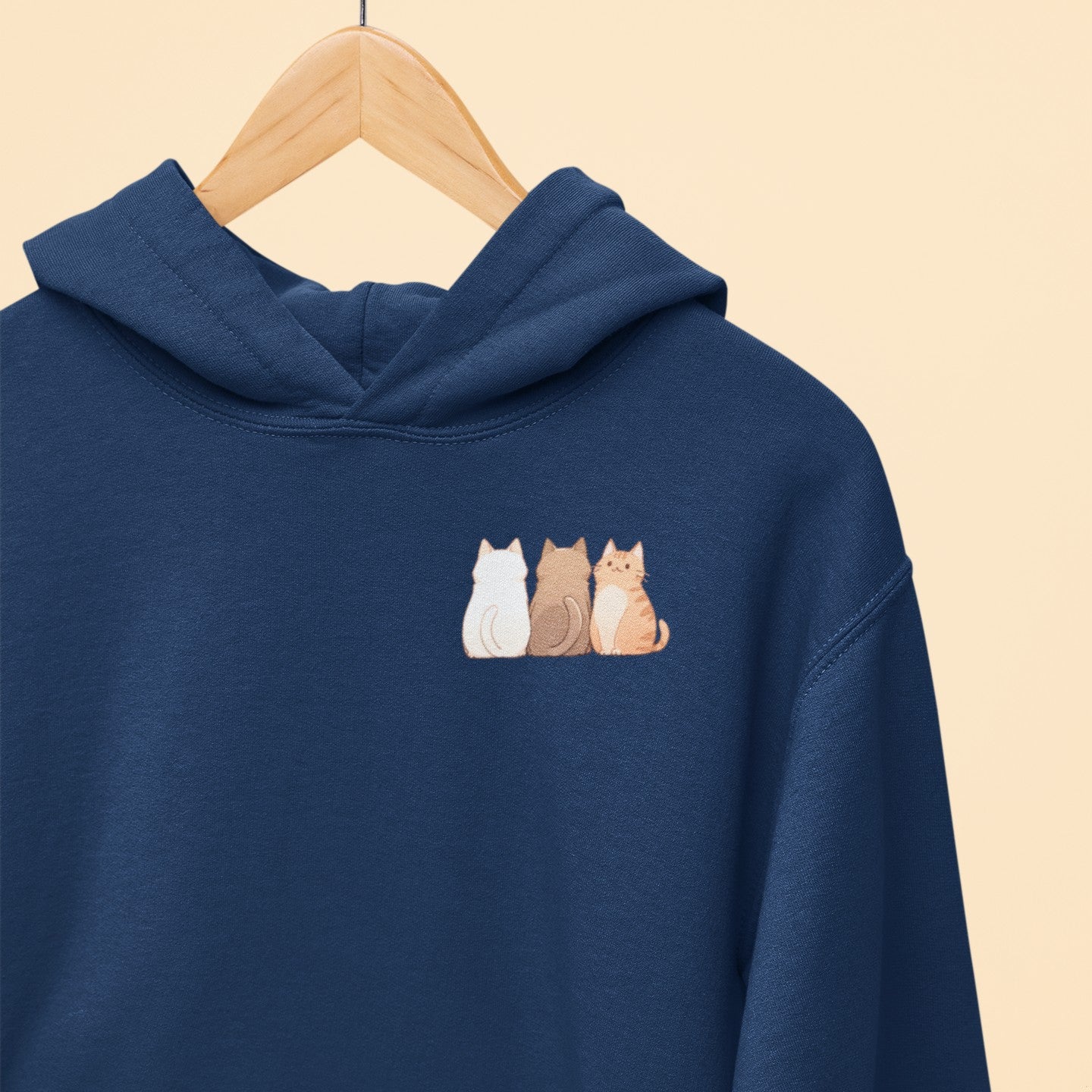The Meow Trio (One Stands Out) Hoodie