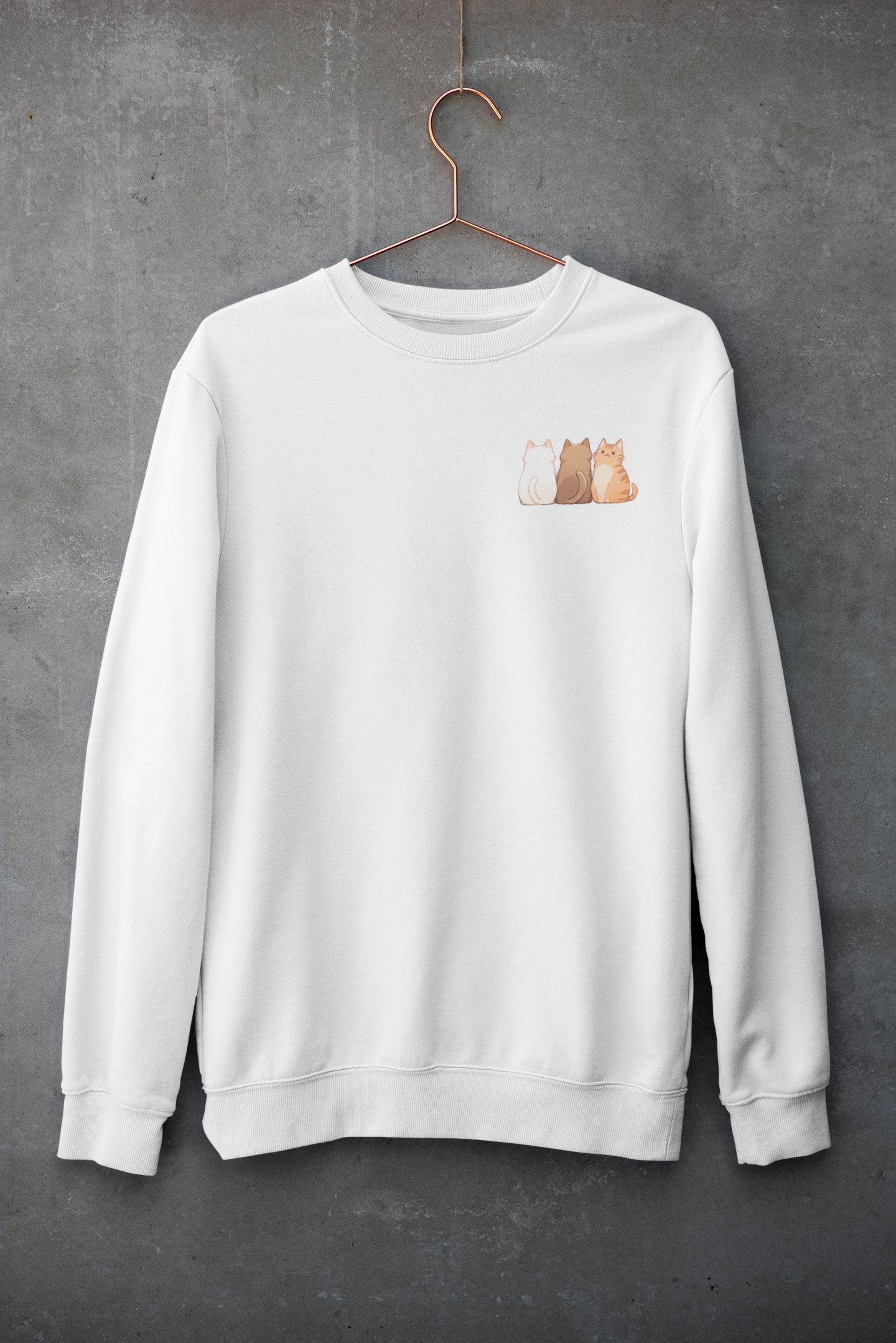 The Meow Trio (One Stands Out) Sweatshirt