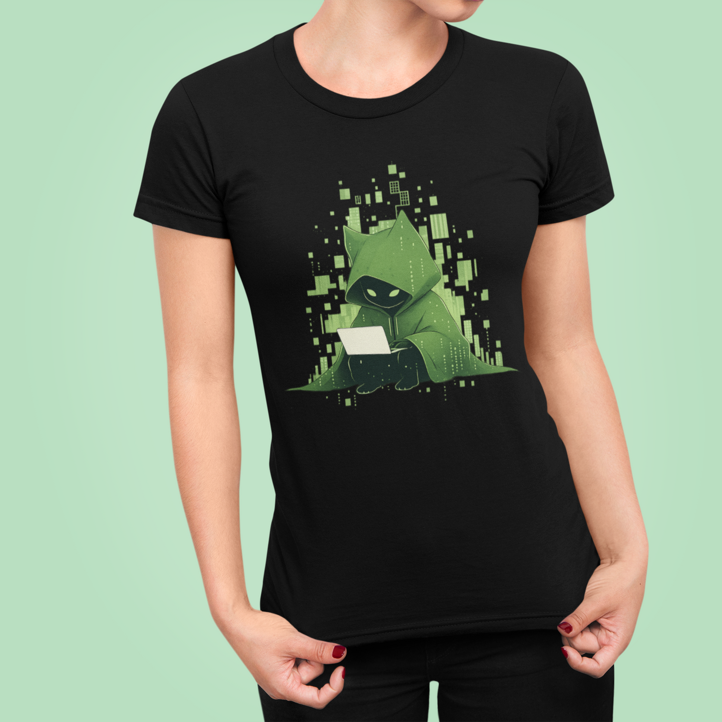 The Meowtrix Women’s Slim Fit Tee
