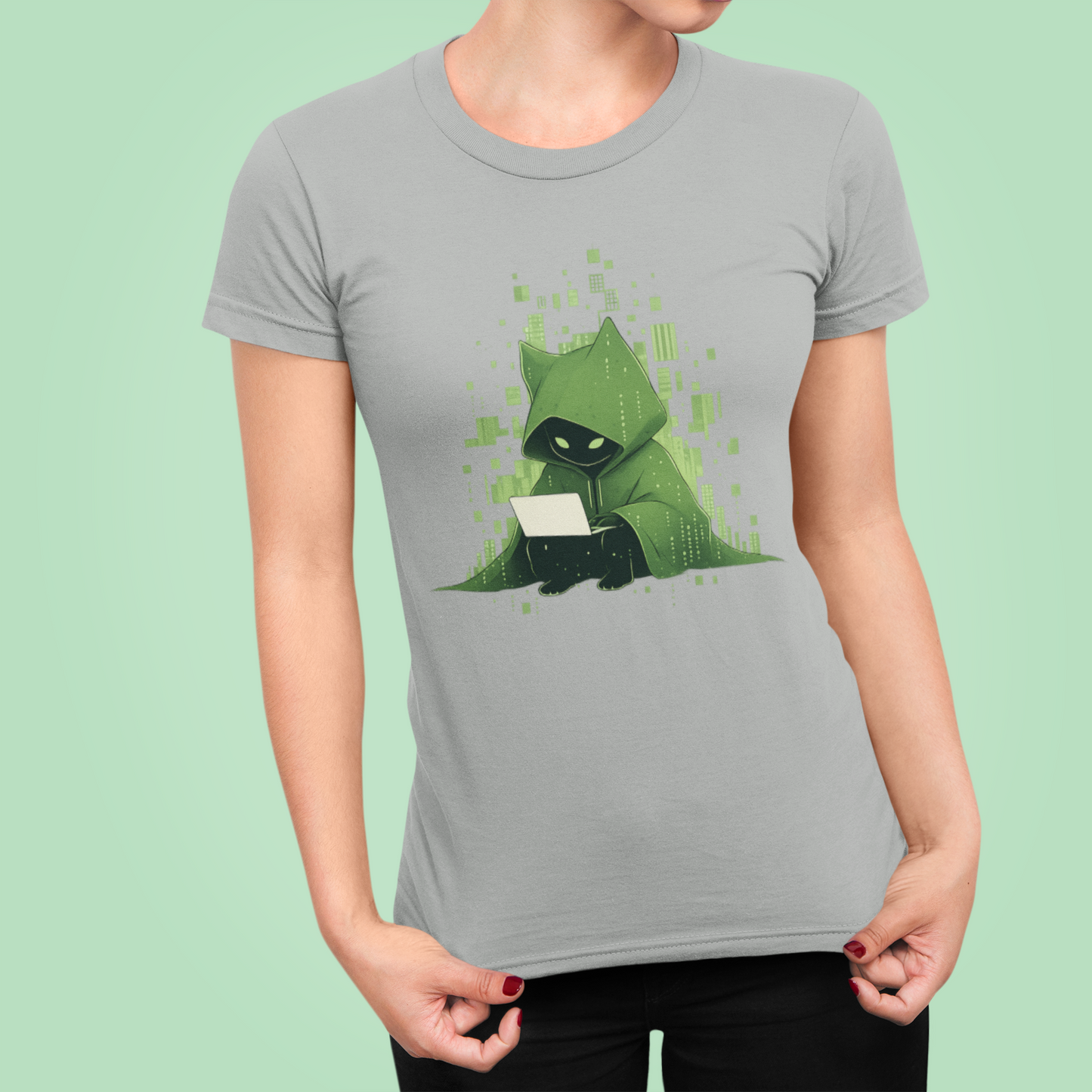 The Meowtrix Women’s Slim Fit Tee