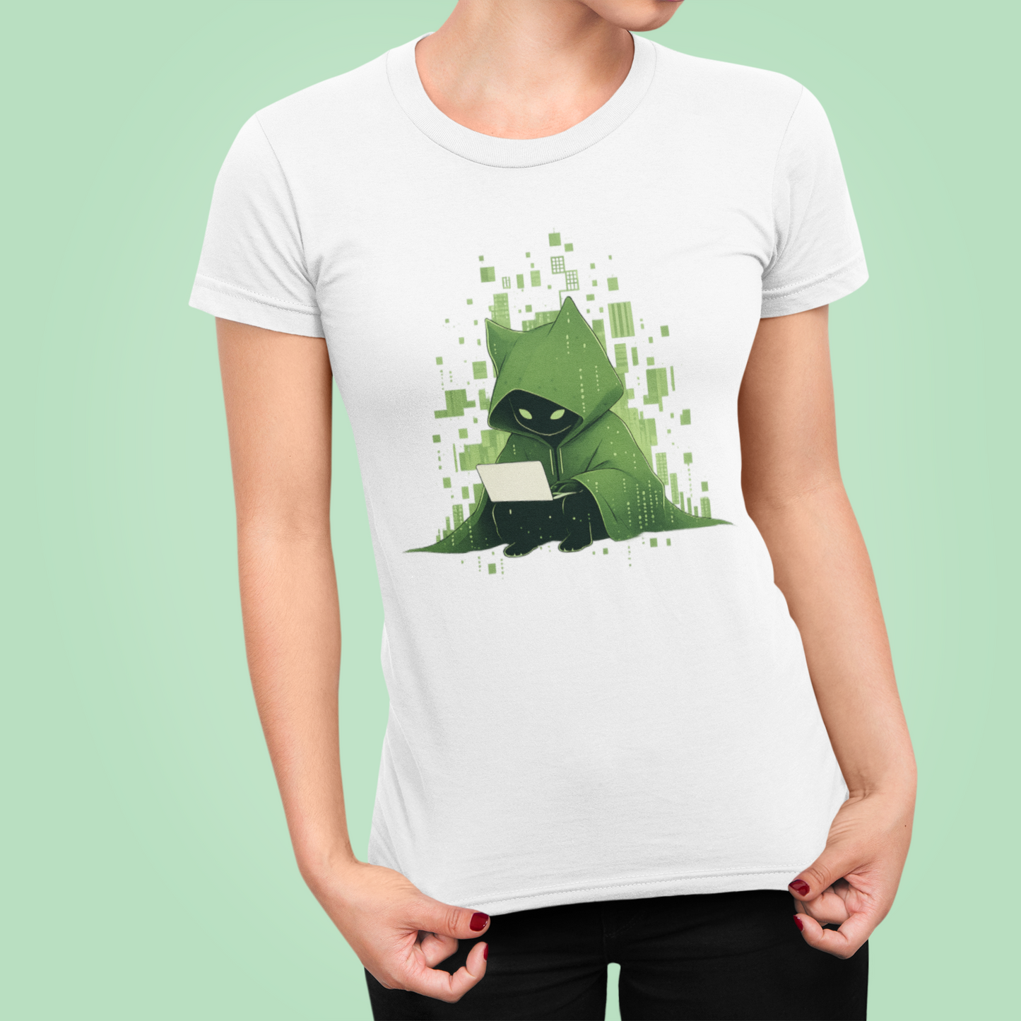 The Meowtrix Women’s Slim Fit Tee