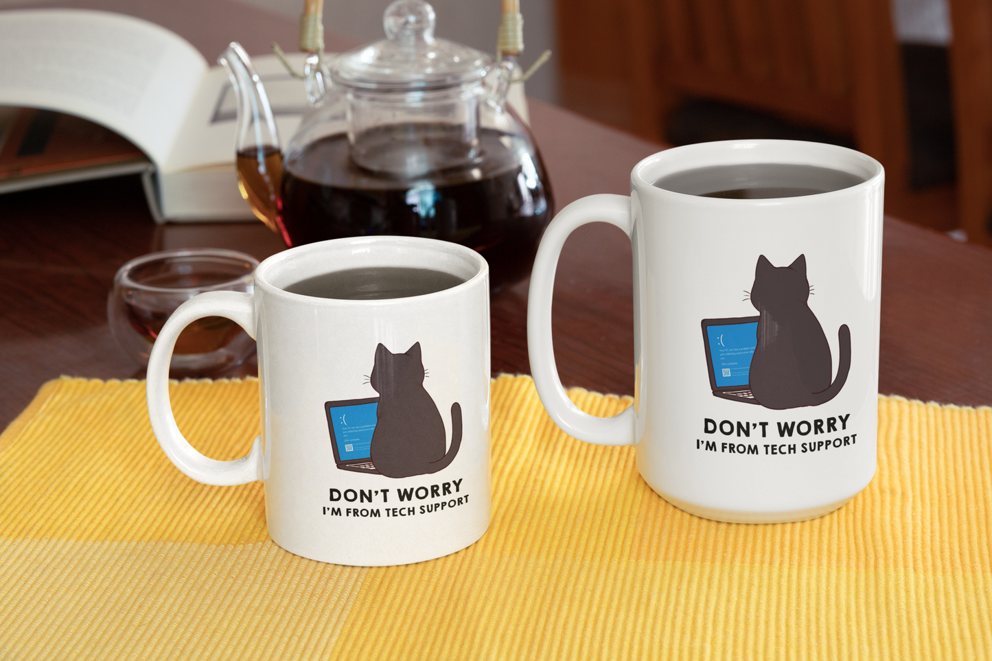 CatStrike Blue Screen Coffee Mug
