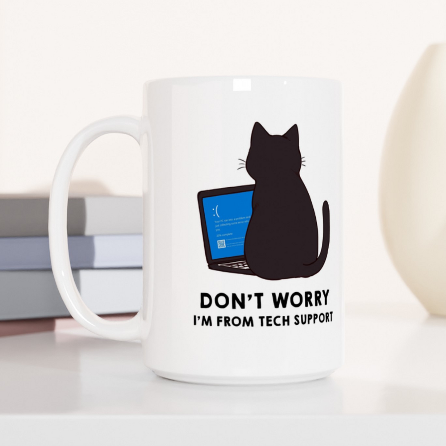 CatStrike Blue Screen Coffee Mug