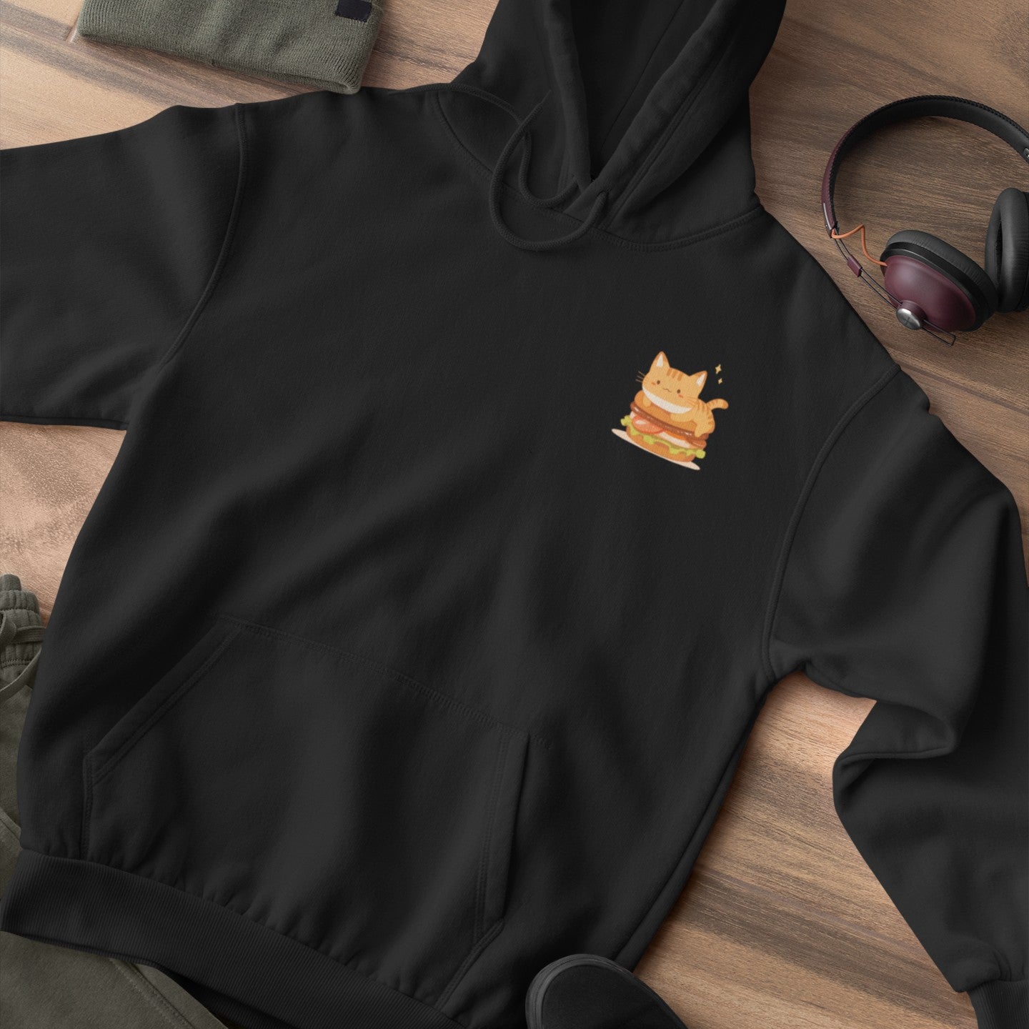 Purr-ger Cat Hoodie
