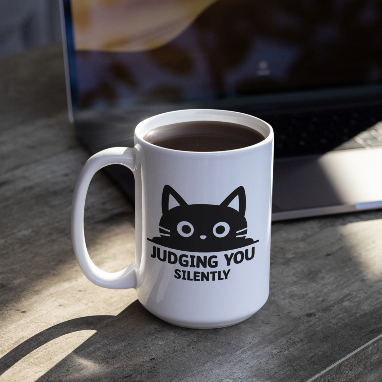 Judging You Silently Coffee Mug