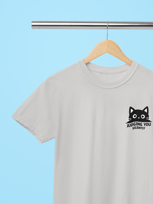 Judging You Silently Cat T-Shirt