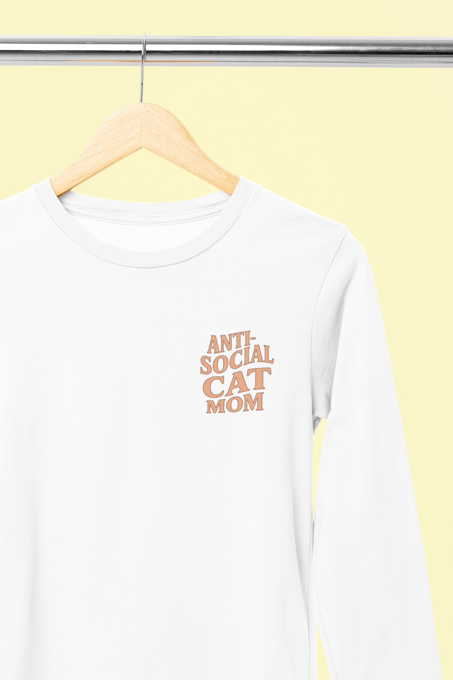 Anti-Social Cat Mom Long Sleeve Tee