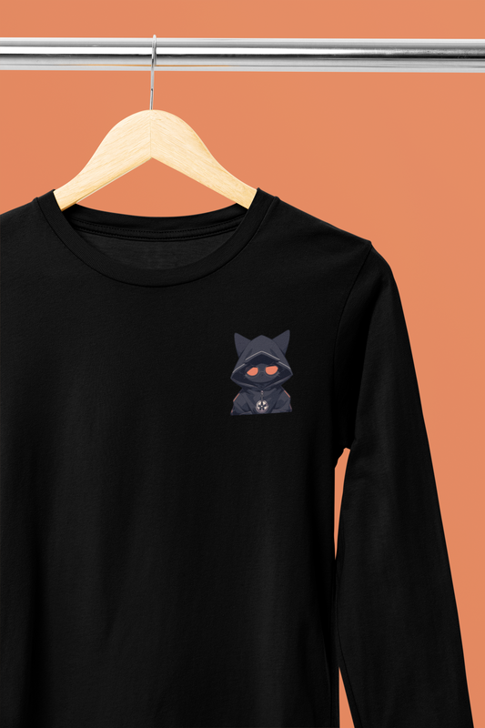 Mystic Geek Cat Long Sleeve Tee
