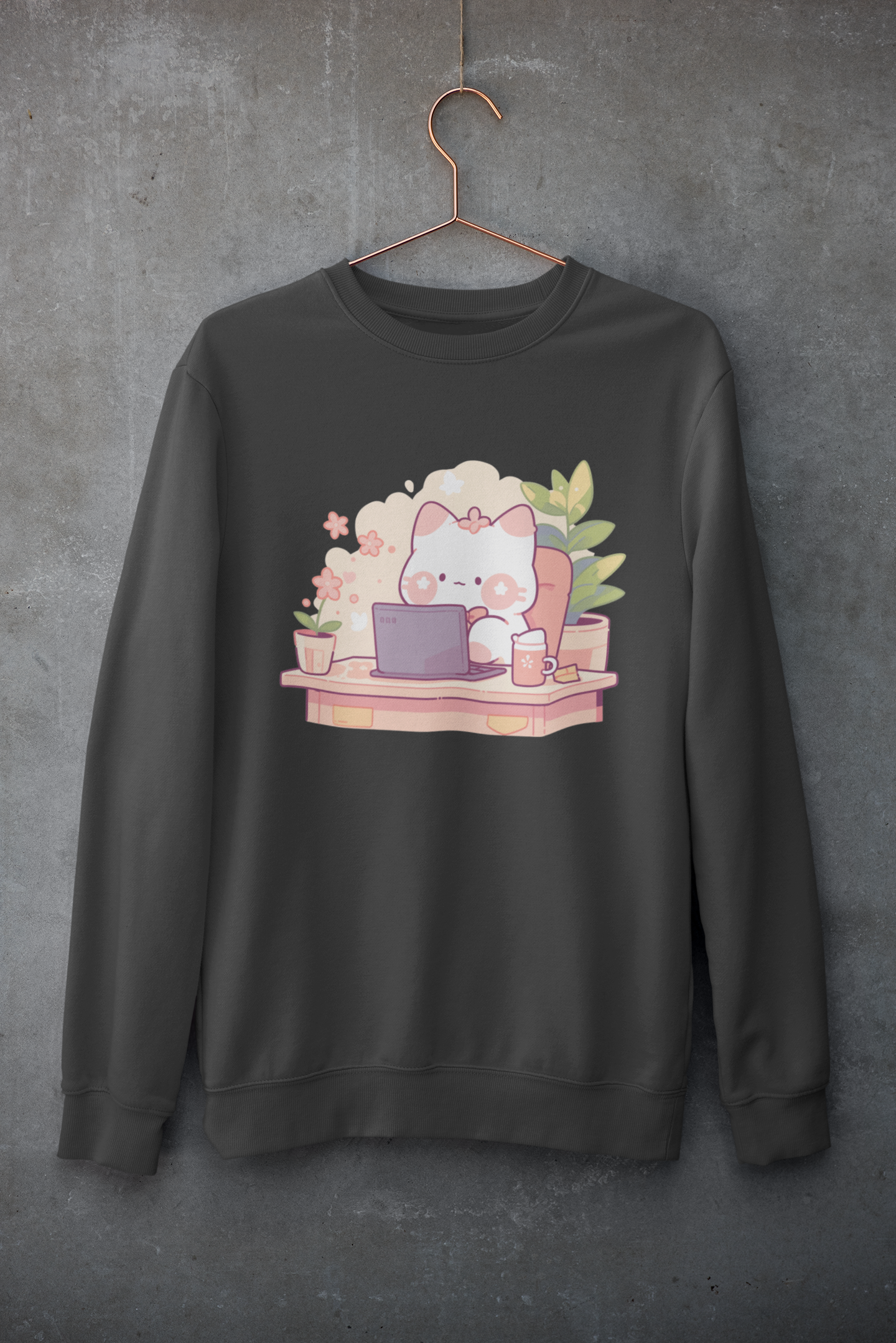 The Purr-fect Administrator Sweatshirt – Cozy Work Vibes for Cat Lovers!