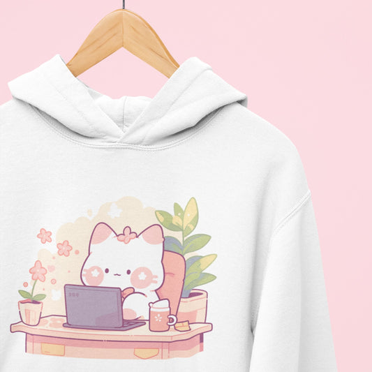 The Purr-fect Administrator Hoodie – Cozy, Cute, and Made for Hardworking Cat Lovers!