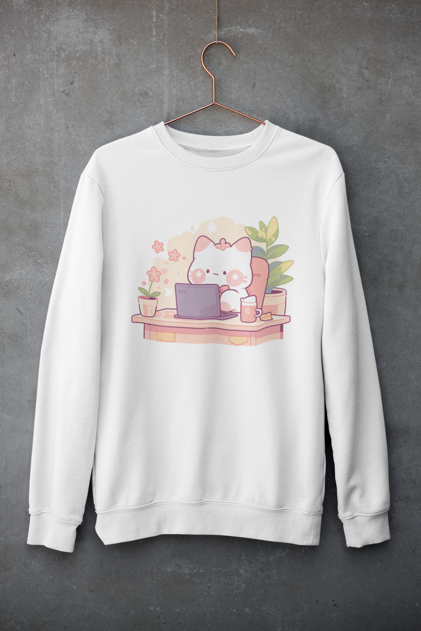The Purr-fect Administrator Sweatshirt – Cozy Work Vibes for Cat Lovers!