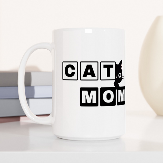 Paw-some Cat Mom Coffee Mug