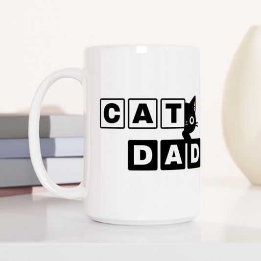 Paw-some Cat Dad Coffee Mug