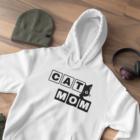 Paw-some Cat Mom Bold Edition Hoodie