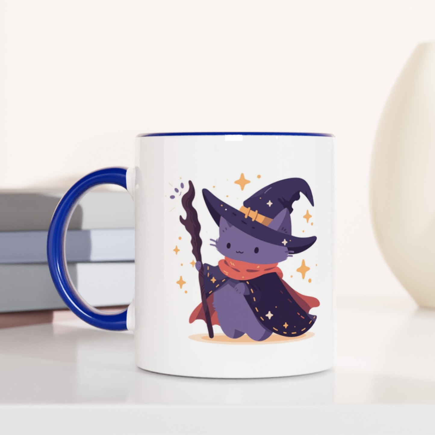 Paws of the Wizard 11oz Ceramic Two Tone Mug