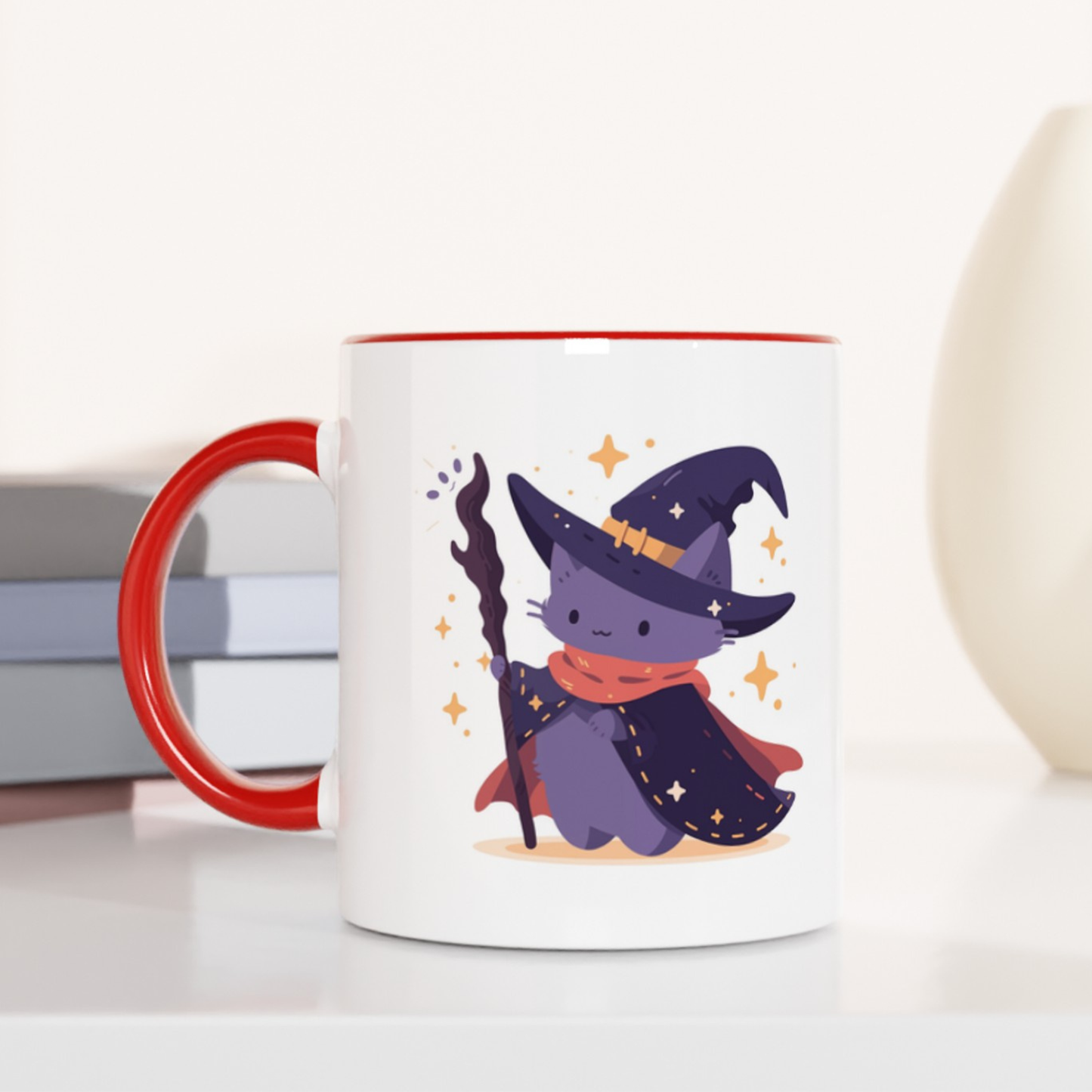 Paws of the Wizard 11oz Ceramic Two Tone Mug