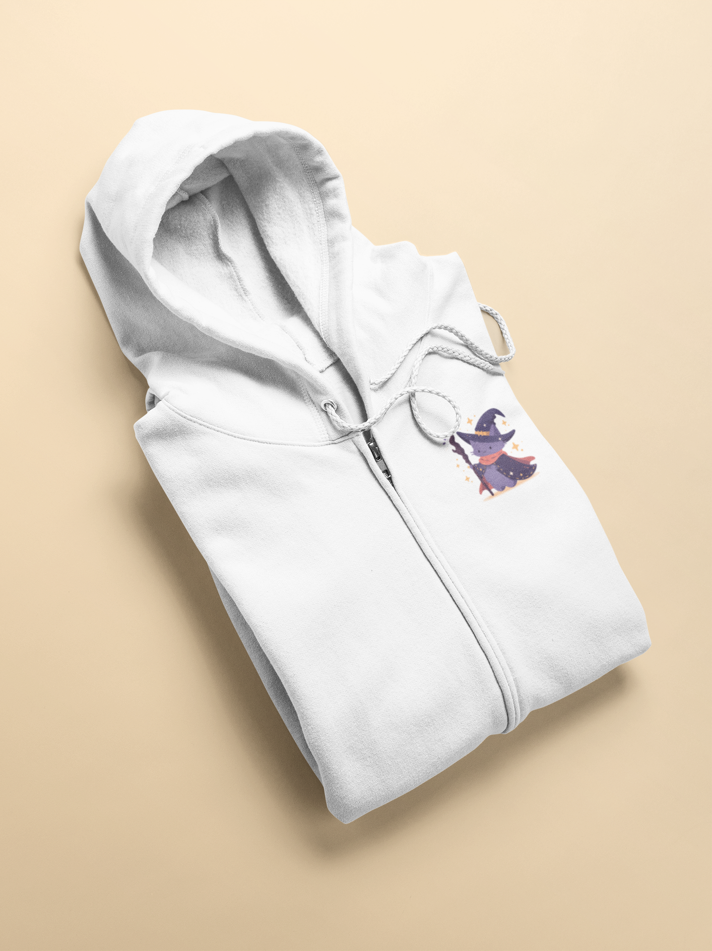 Paws of the Wizard Zip Hoodie