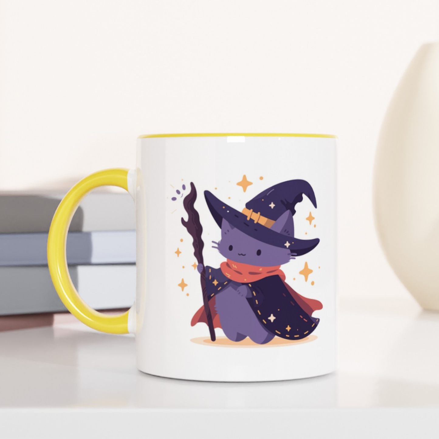 Paws of the Wizard 11oz Ceramic Two Tone Mug