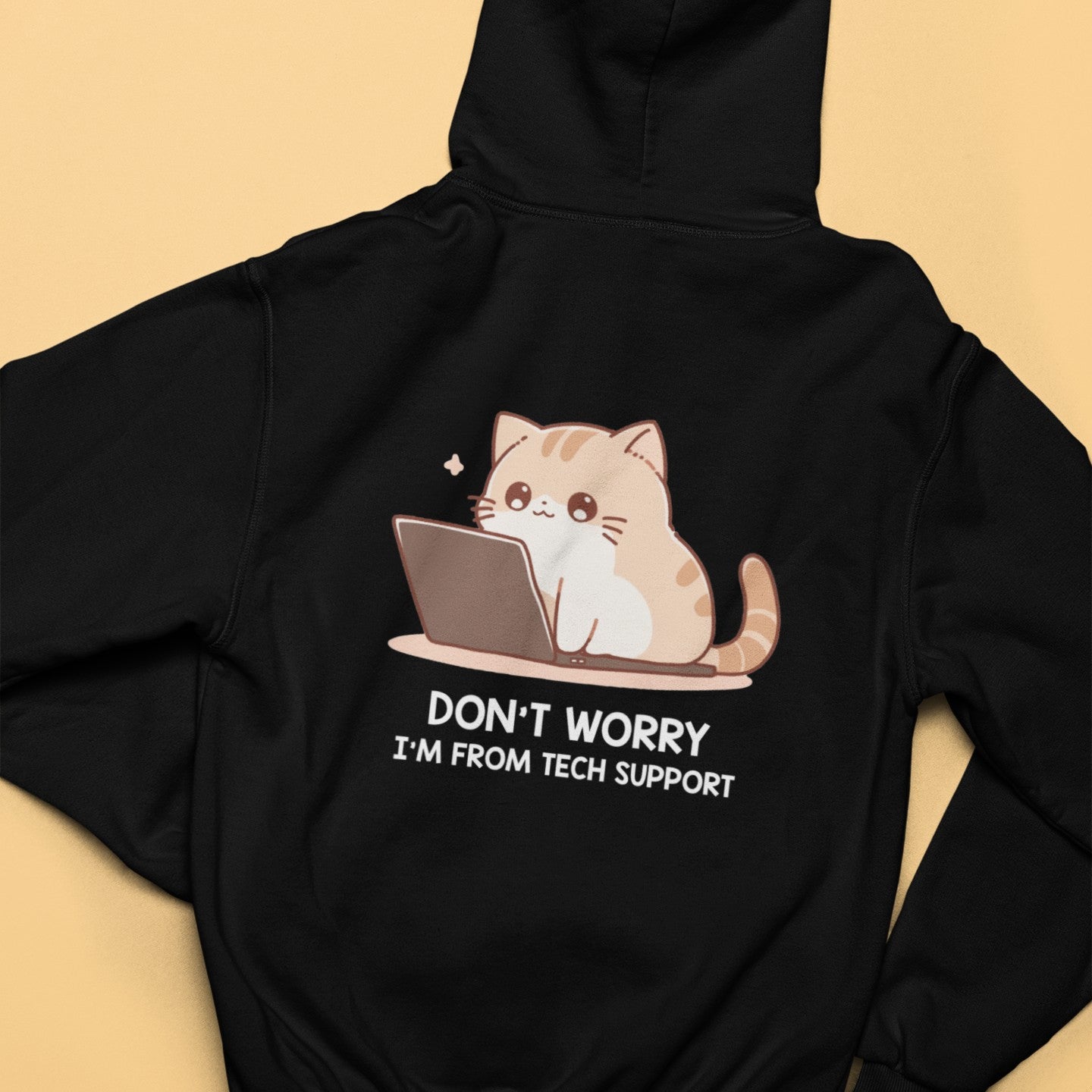 Tech Support Kitty Zip Hoodie