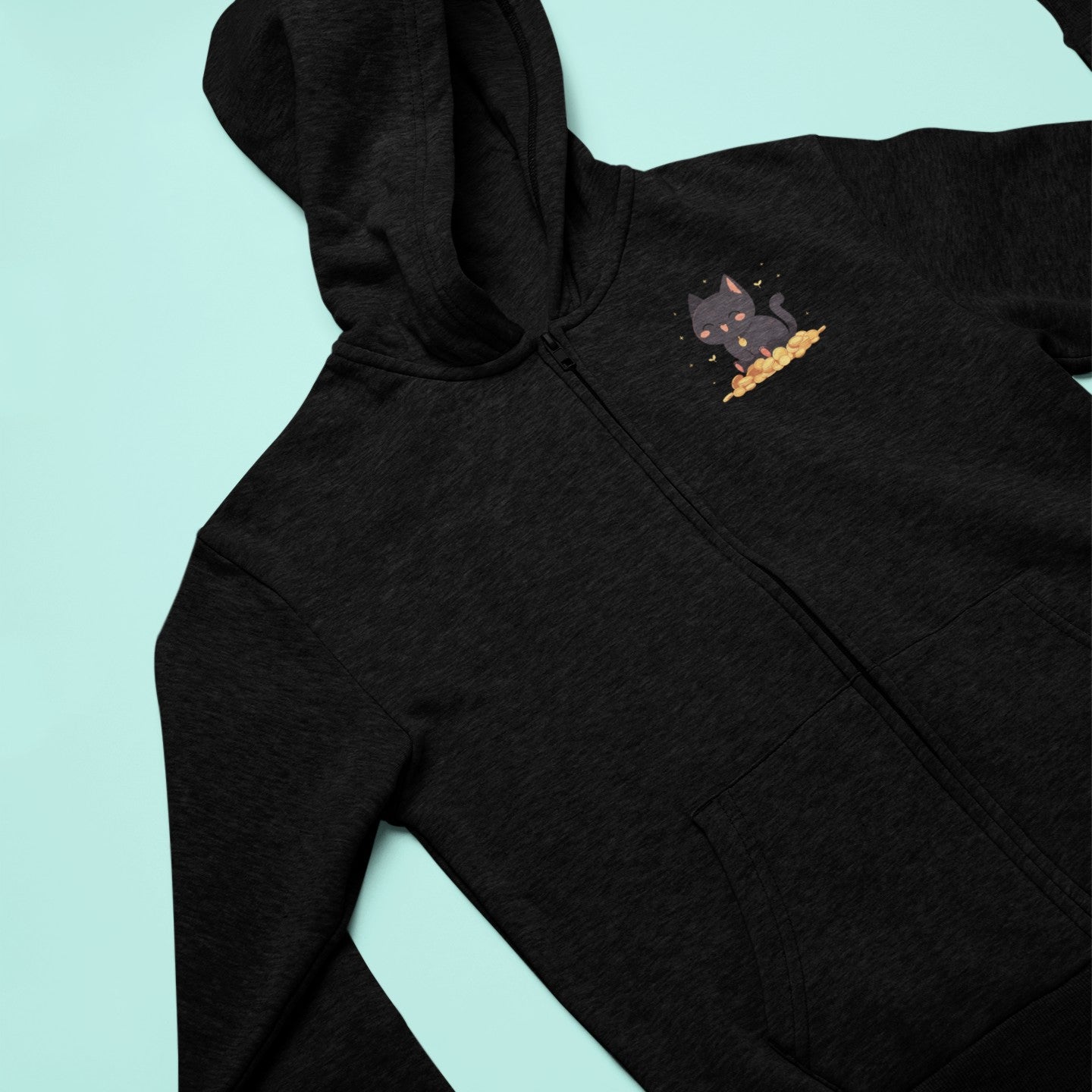Meowgical Fortune Zip Hoodie