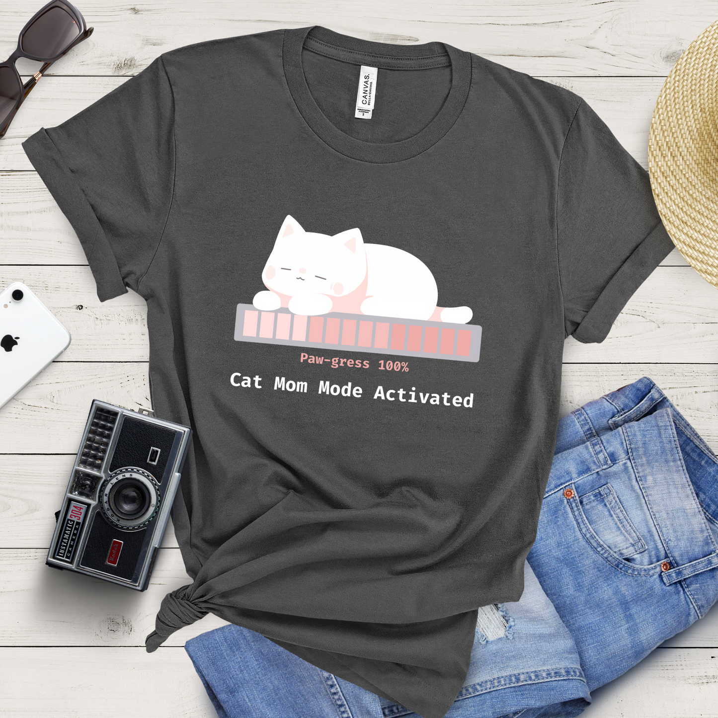 Cat Mom Mode Activated T-Shirt
