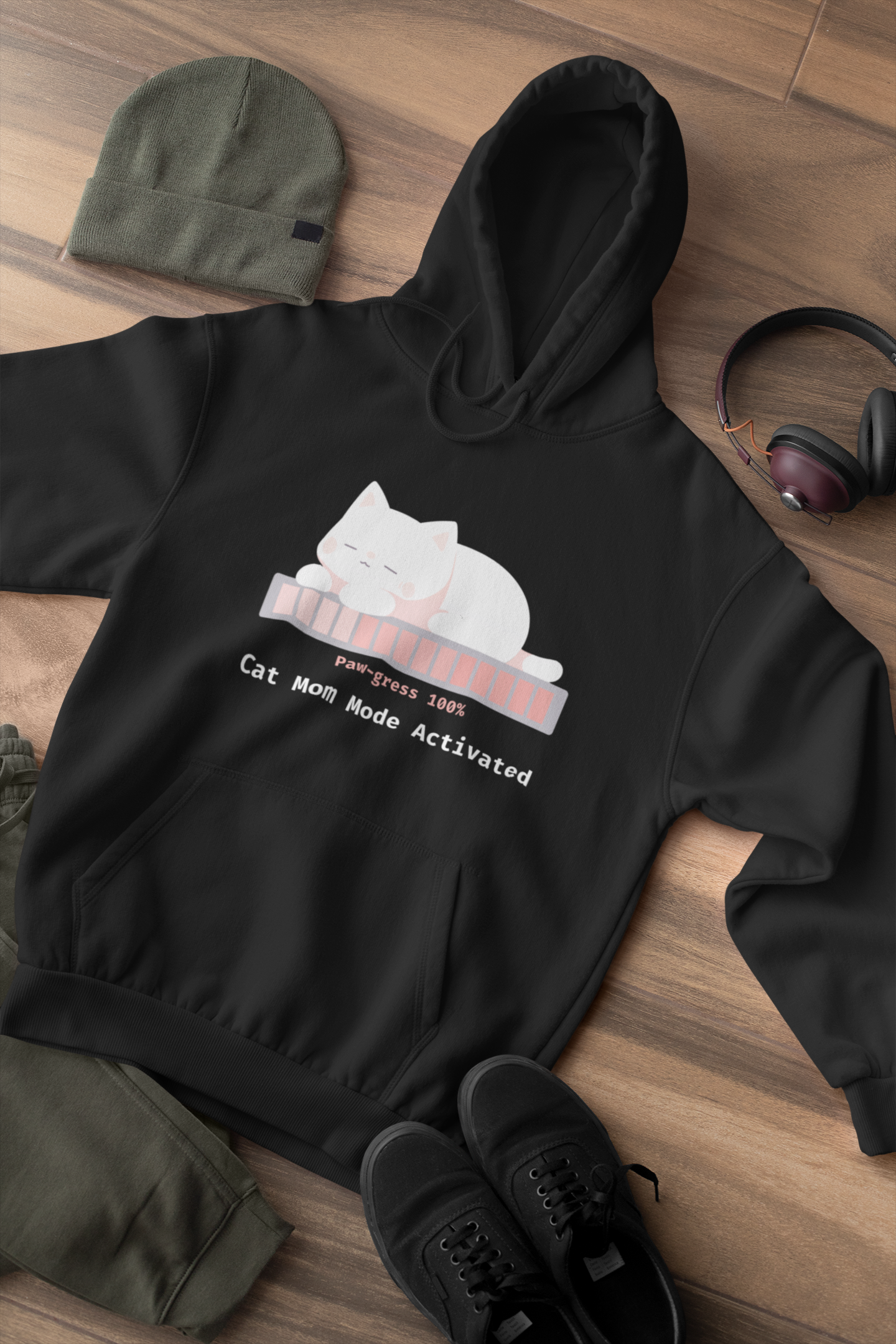 Cat Mom Mode Activated hoodie