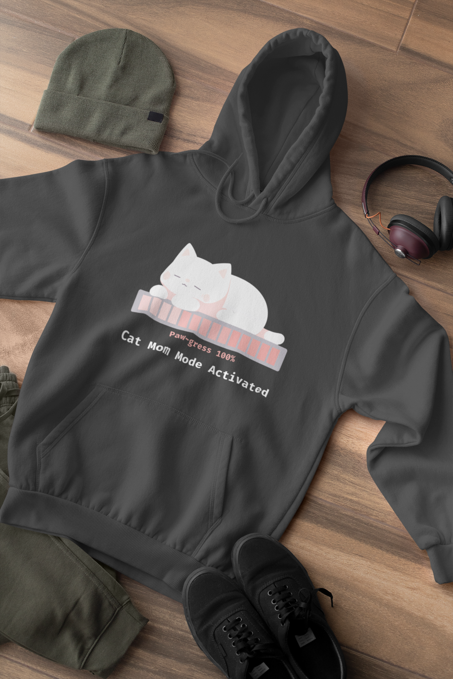 Cat Mom Mode Activated hoodie