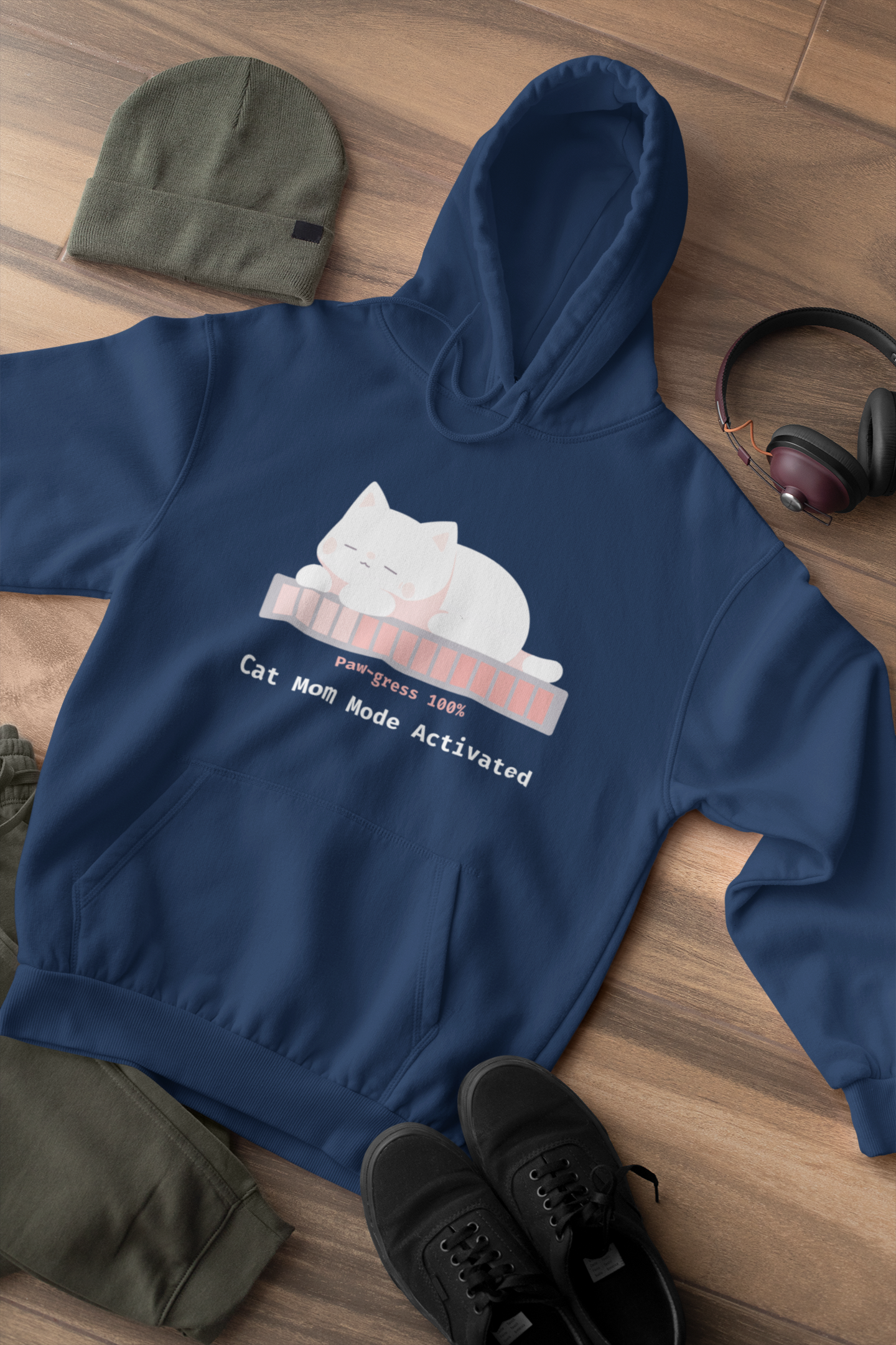 Cat Mom Mode Activated hoodie
