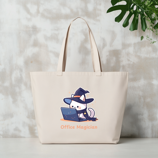 Office Magician Jumbo Tote Bag