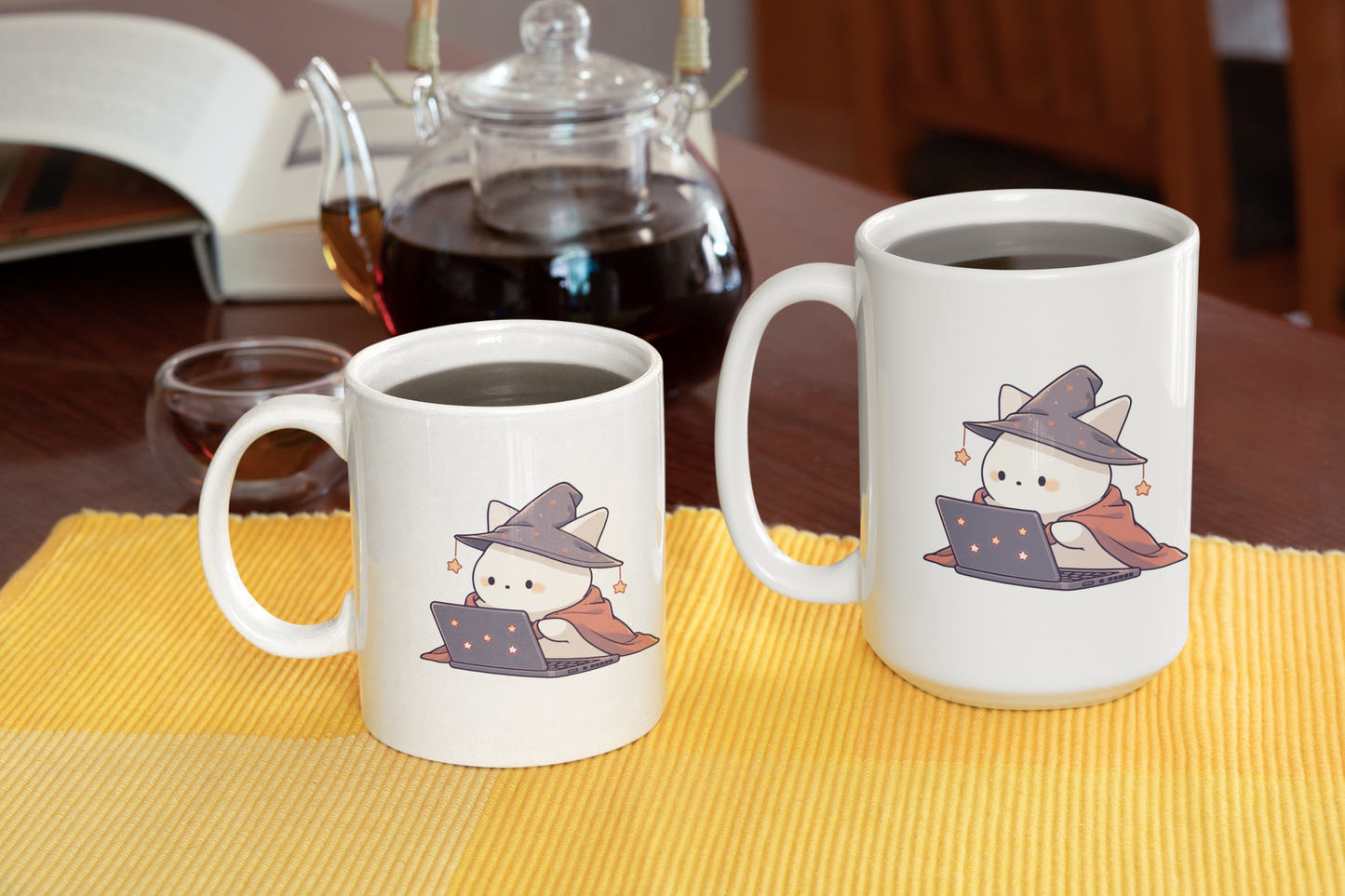 Wizard of C.A.T. (Code and Tech) Coffee Mug