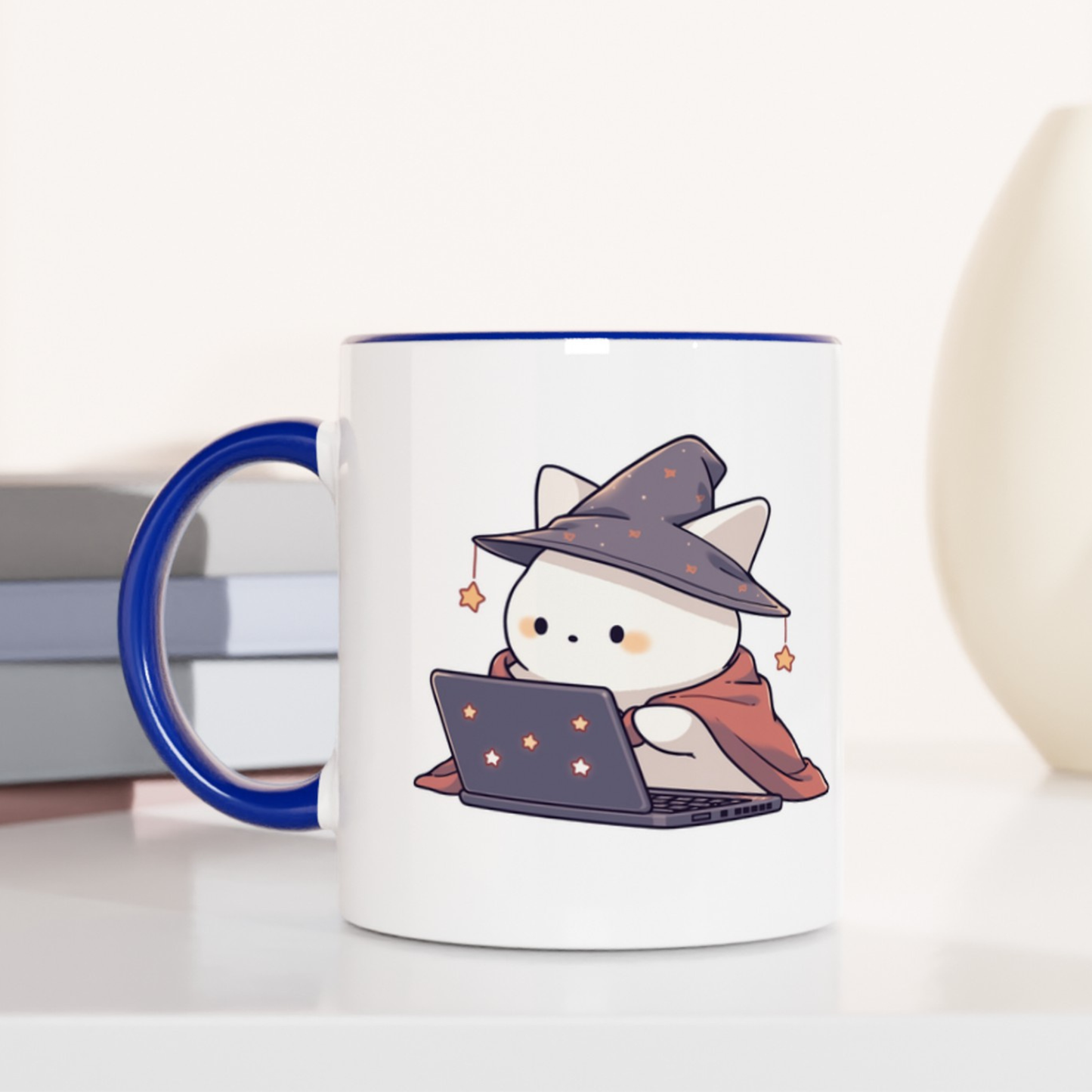 Wizard of C.A.T. (Code and Tech) 11oz Ceramic Two Tone Mug