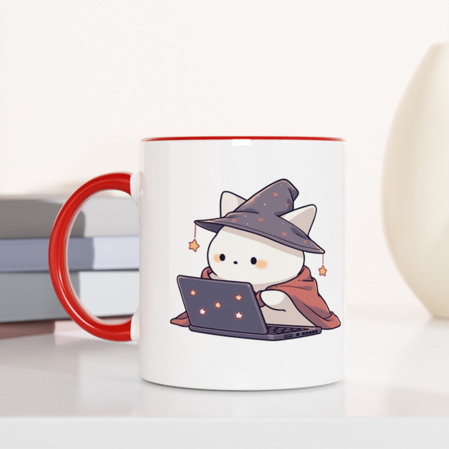 Wizard of C.A.T. (Code and Tech) 11oz Ceramic Two Tone Mug
