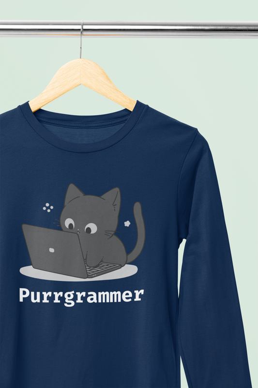 Purrgrammer Long Sleeve Tee