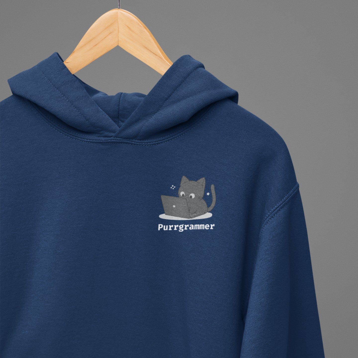 Purrgrammer Pocket Style Hoodie
