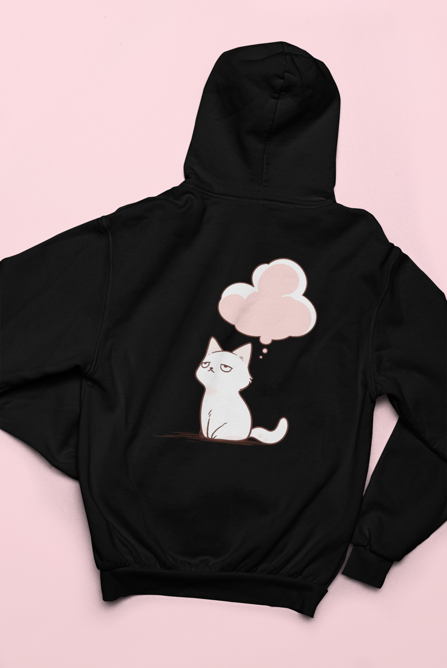 Processing... Cat Thoughts Zip Hoodie