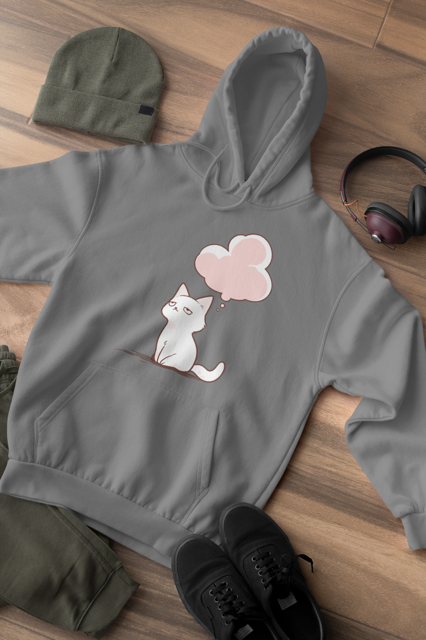 Processing... Cat Thoughts Hoodie