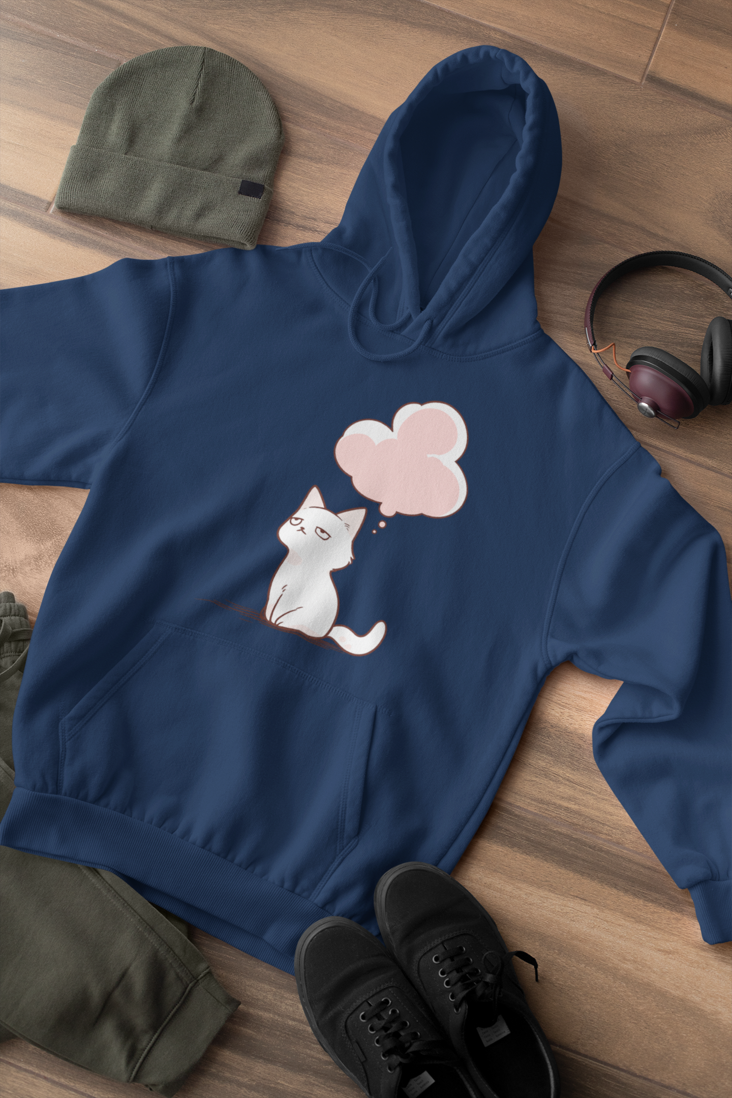 Processing... Cat Thoughts Hoodie