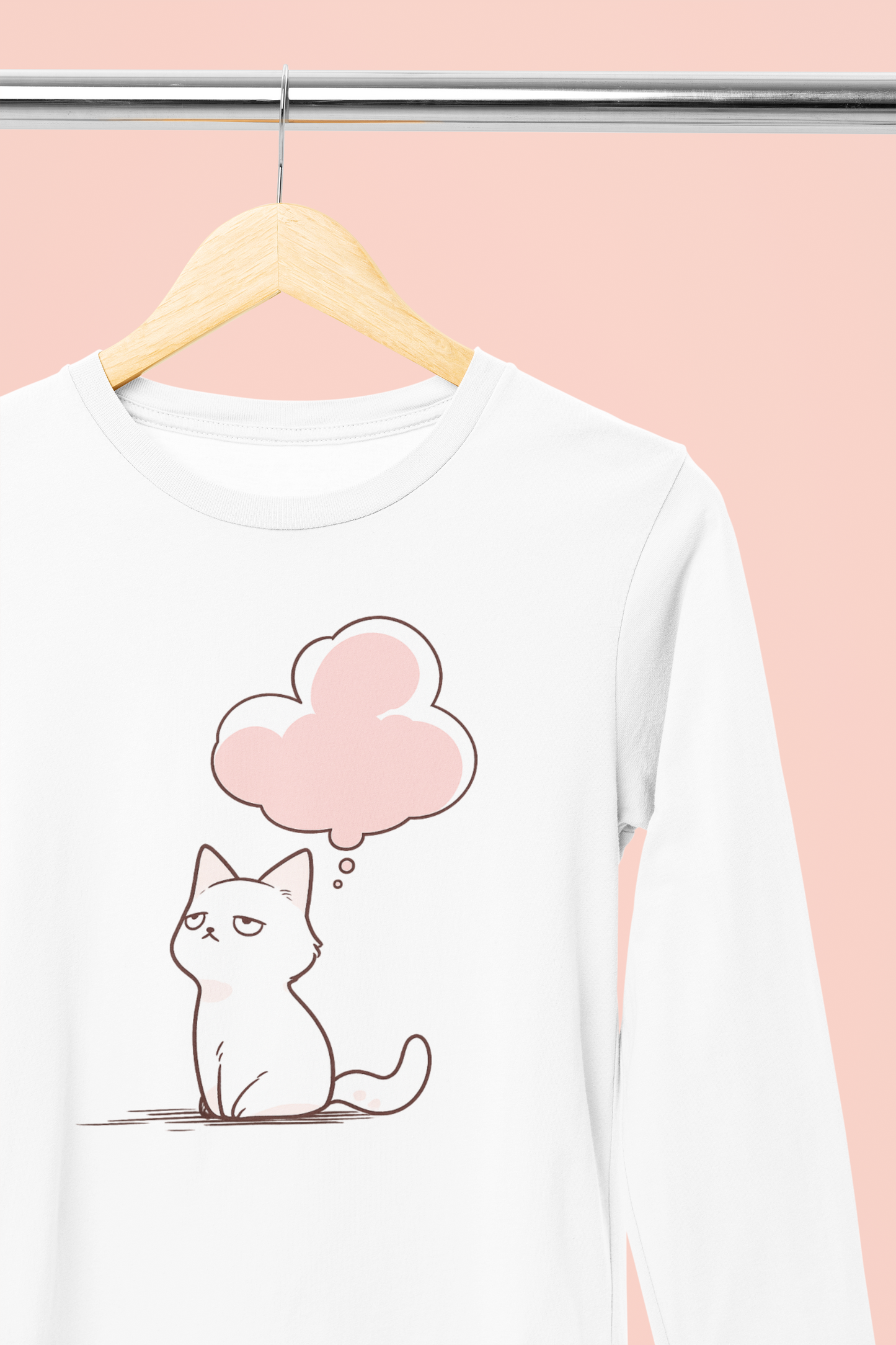 Processing... Cat Thoughts Longsleeve Tee