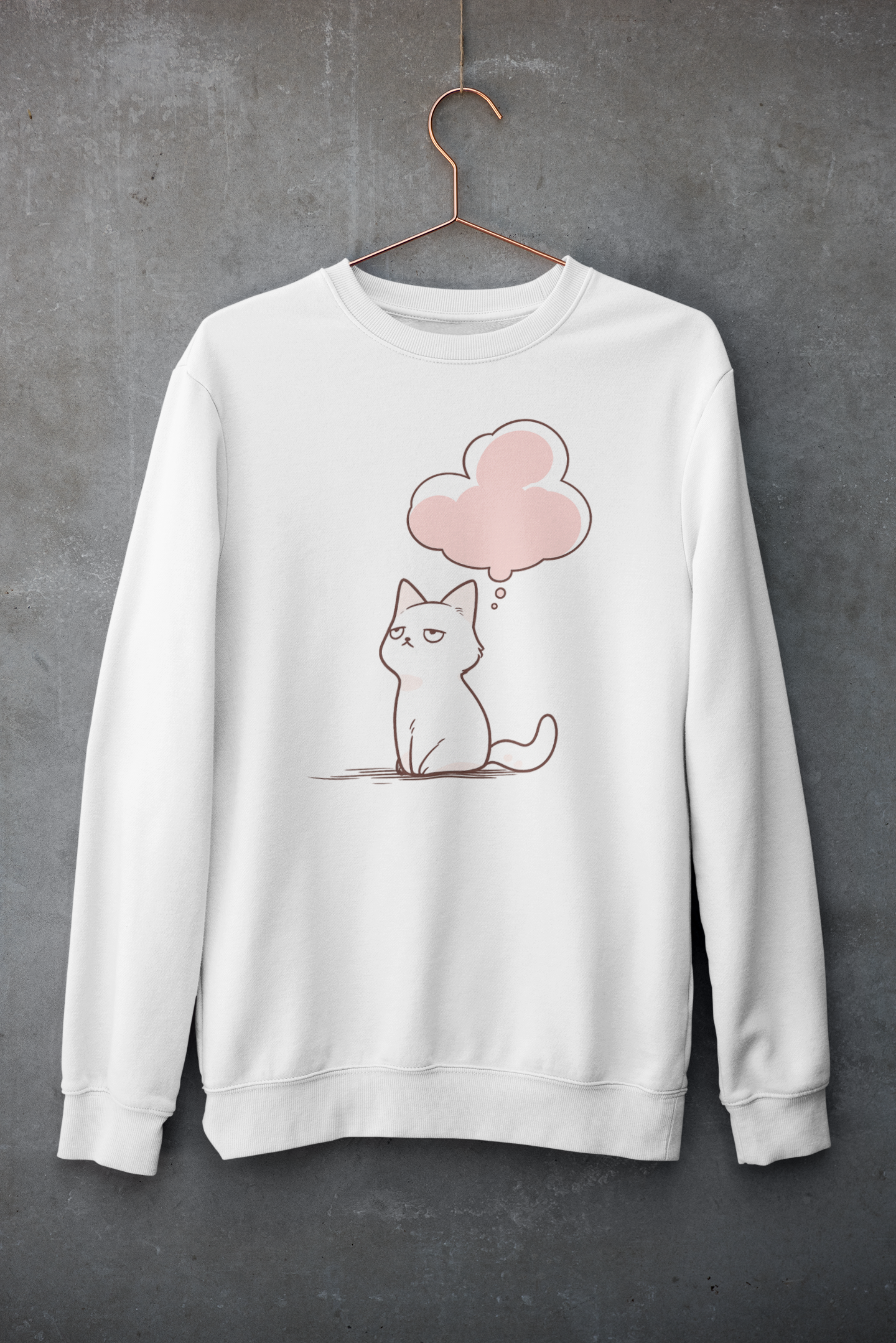 Processing... Cat Thoughts Sweatshirt