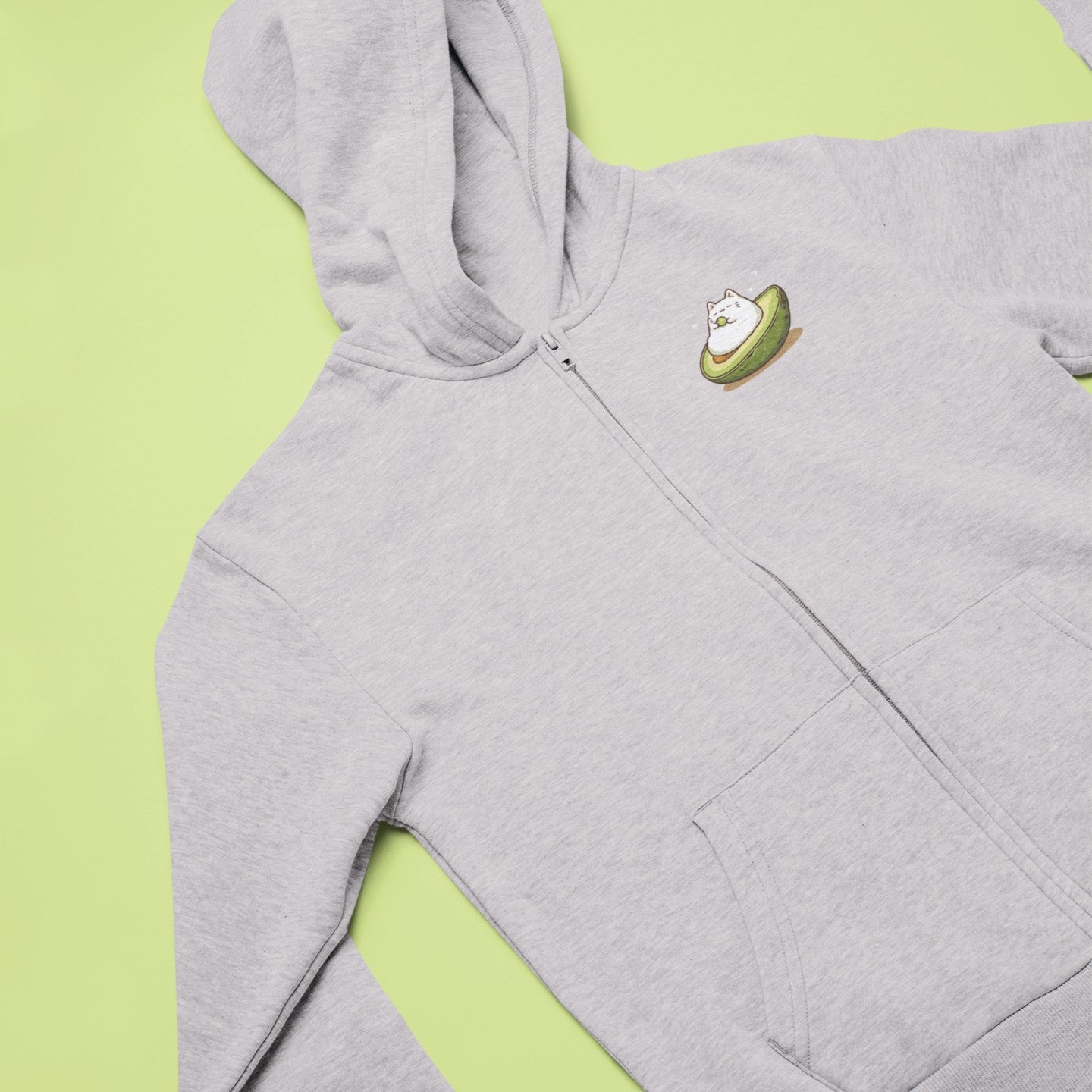 Avo-cat-do Zip Hoodie