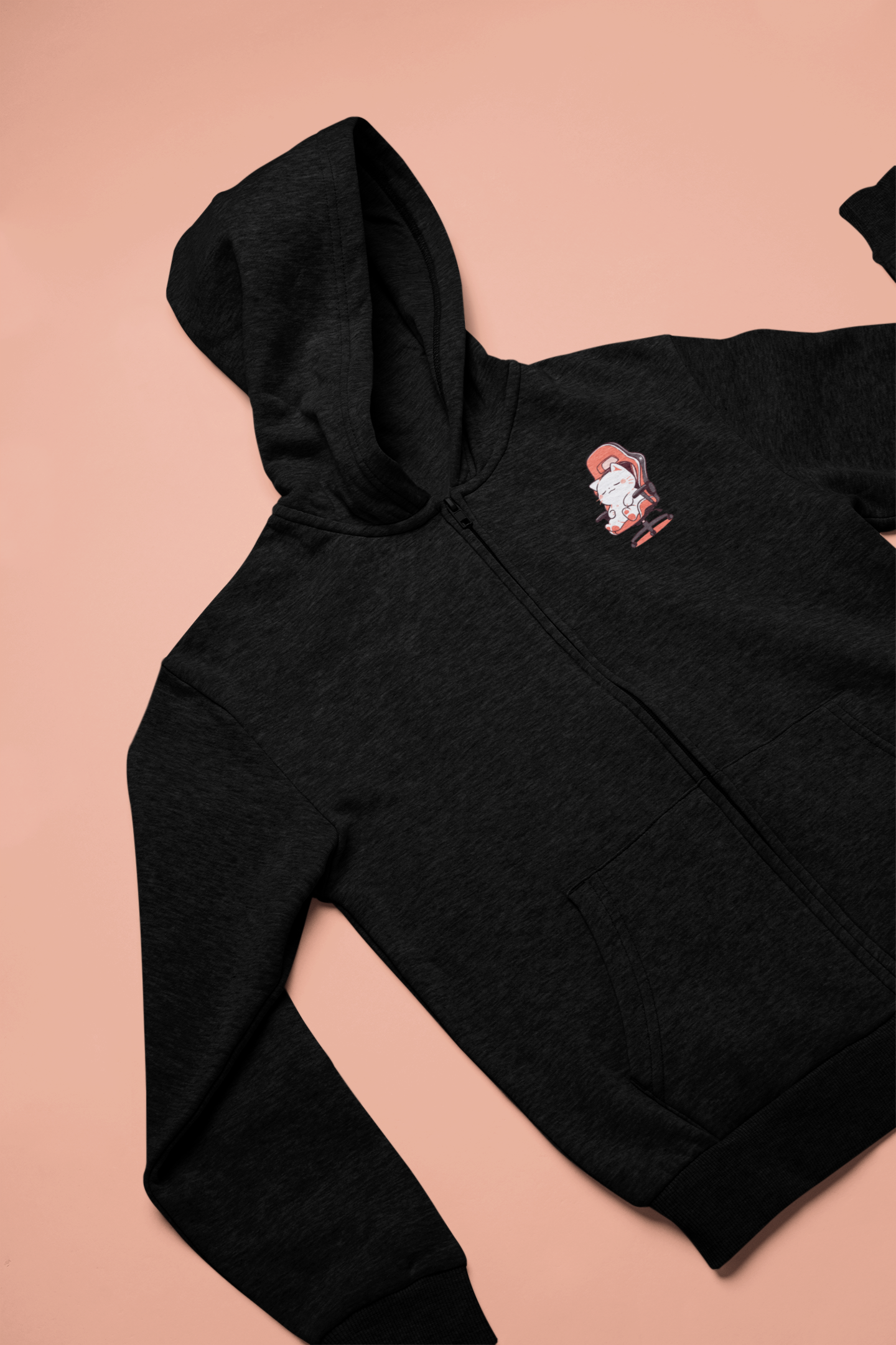 Purr Player One Zip Hoodie